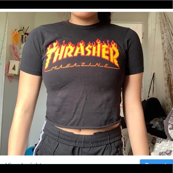 Two cropped thrasher shirts - Picture 1 of 2